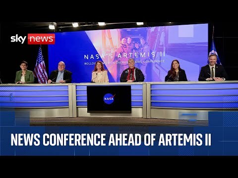 NASA news conference ahead of Artemis II rollout & mission preview ...